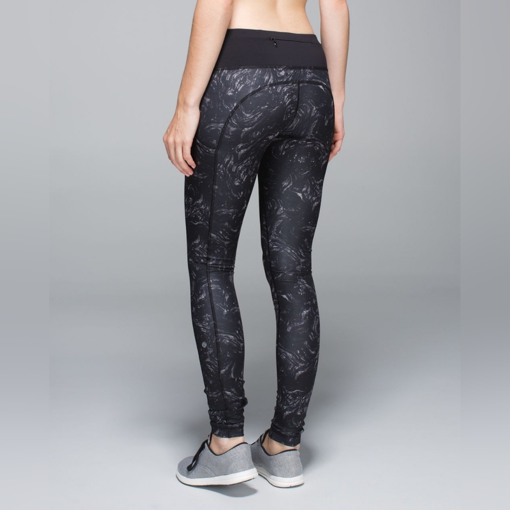 Lululemon Speed Tight II Full-On Luxtreme Arsenal Ambient Grey Black / Black 4